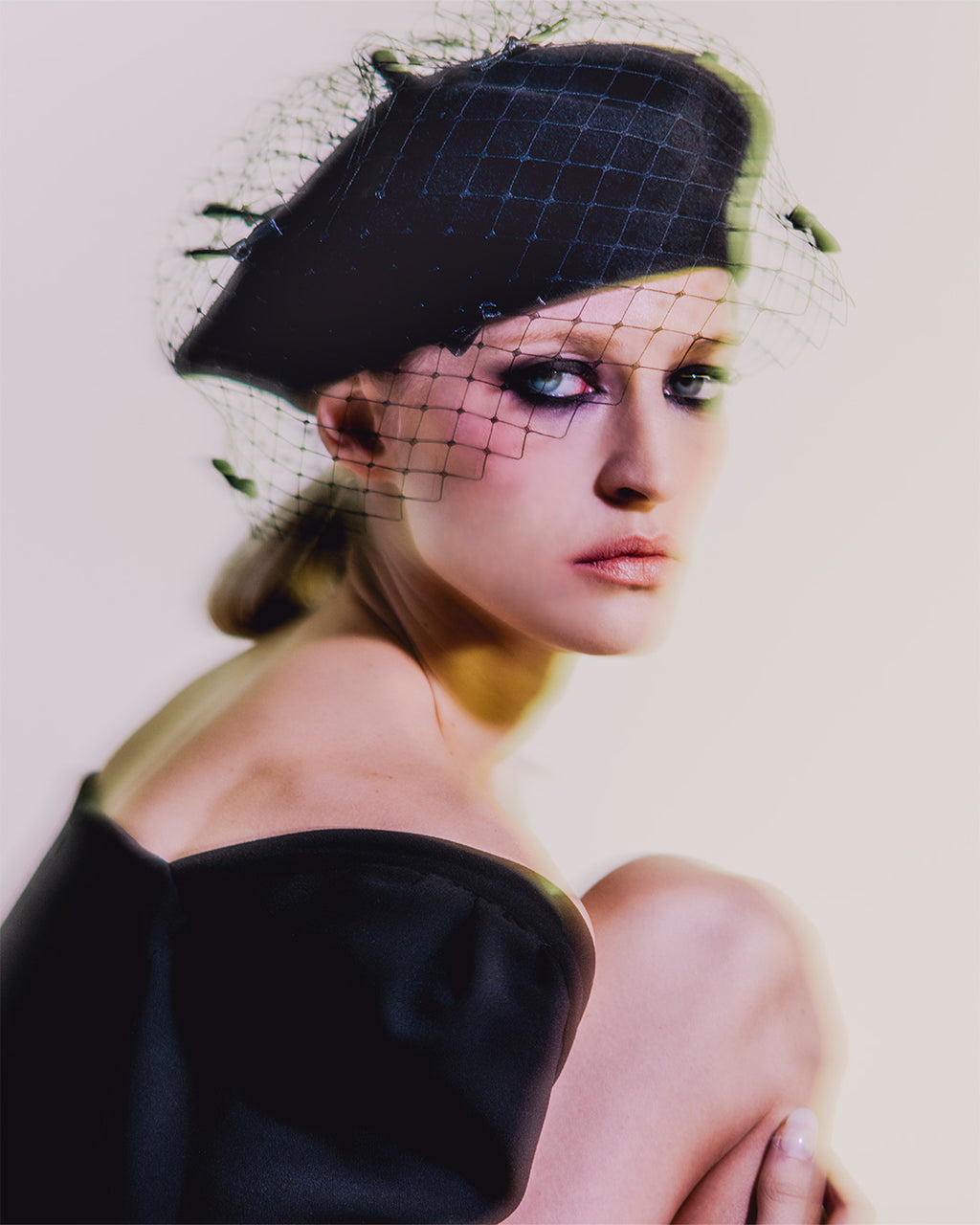 ベレー帽　misa harada FLOE BOW - BLACK | ベレー帽 | misaharada（ミサハラダ）日本公式