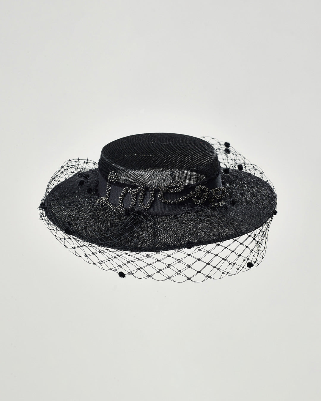 極美品定価5万5000円misaharadaミサハラダ黒ウールハット ネット付き NINA | ヘッドドレス | misaharada（ミサハラダ）日本公式